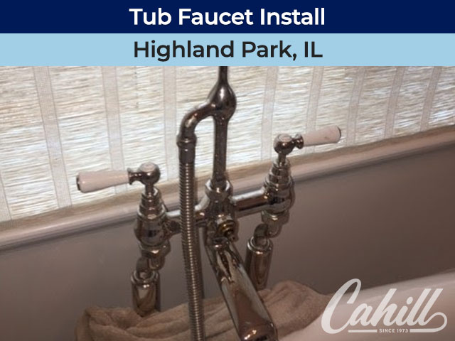 Plumbing Fixture Installation Project in Highland Park, Illinois