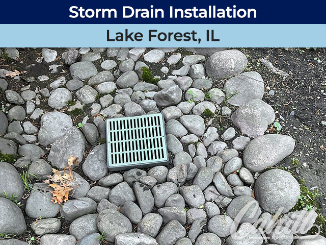 Storm Drain Installation in Lake Forest, IL