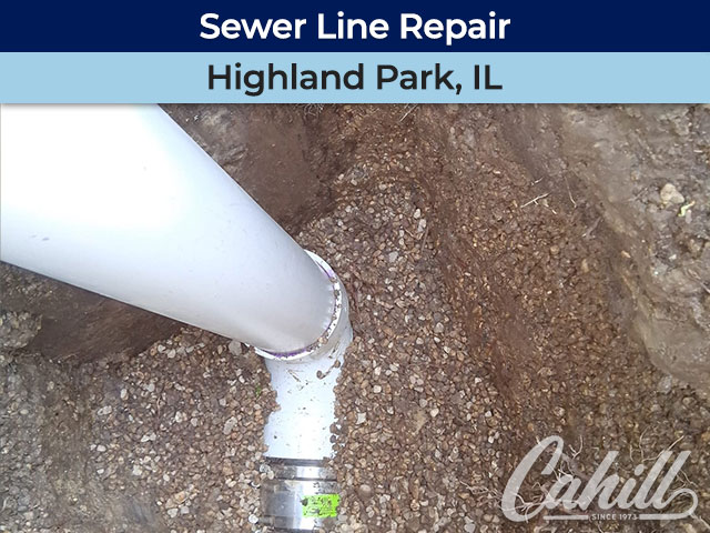 Sewer Line Repair in Highland Park, IL