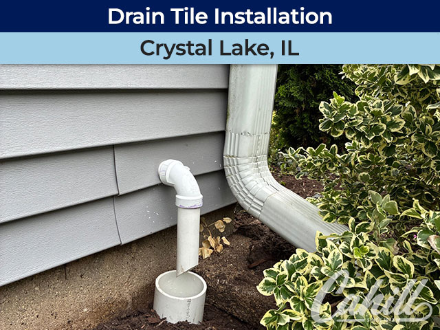 Drain Tile Installation in Crystal Lake, IL
