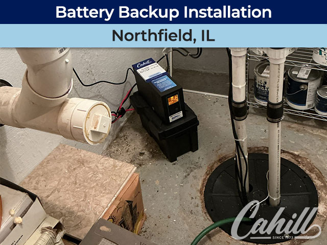 Battery Backup Installation in Northfield, IL
