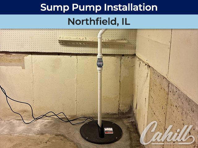 Sump Pump Installation in Northfield, IL