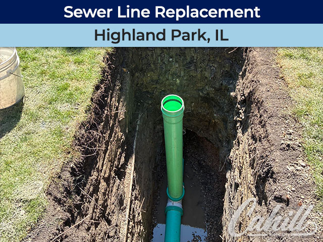 Sewer Line Replacement in Highland Park, IL