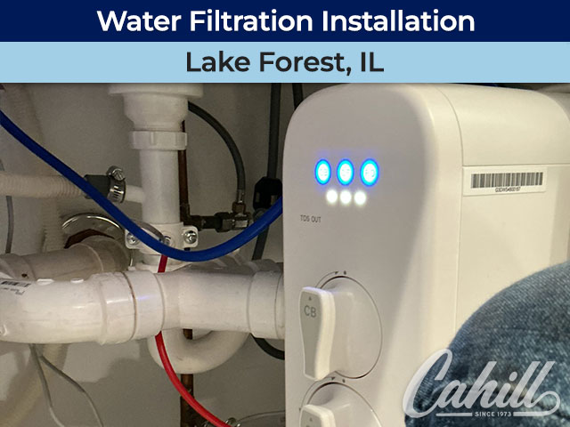 Water Filtration Installation in Lake Forest, IL