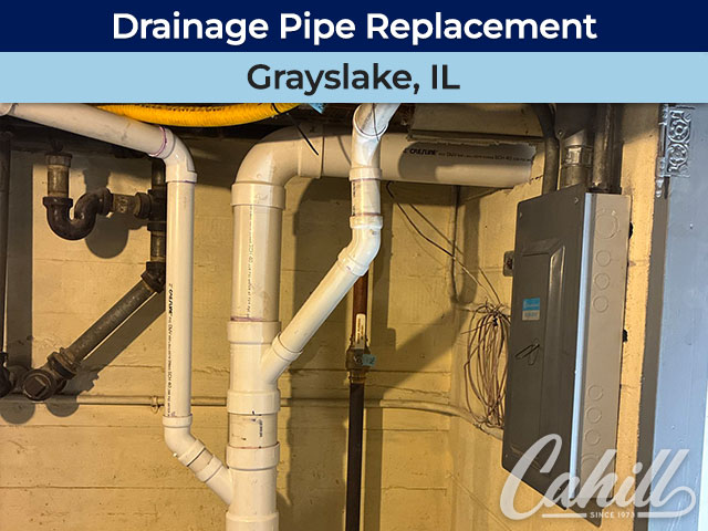 Interior Drainage Pipe Replacement in Grayslake, IL