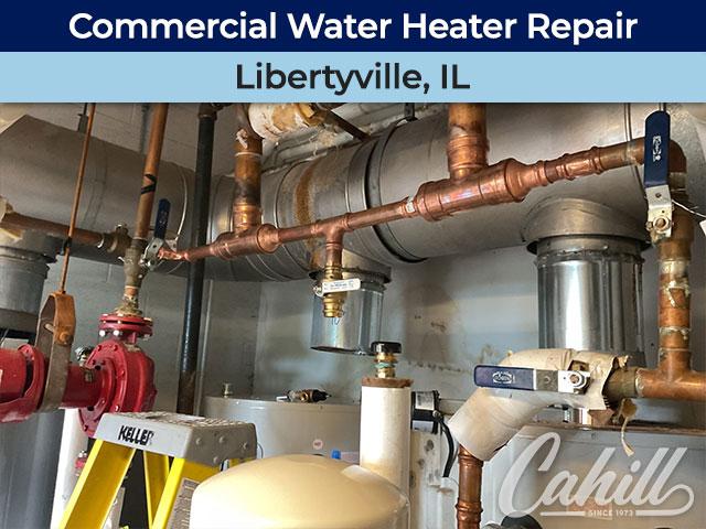 Commercial Water Heater Re-Piping in Libertyville, IL